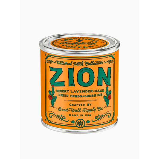 Zion National Park Candle - MST GoodsGood & Well Supply Co.