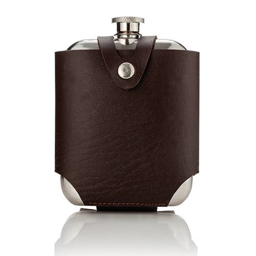 Admiral™ Stainless Steel Flask and Traveling Case