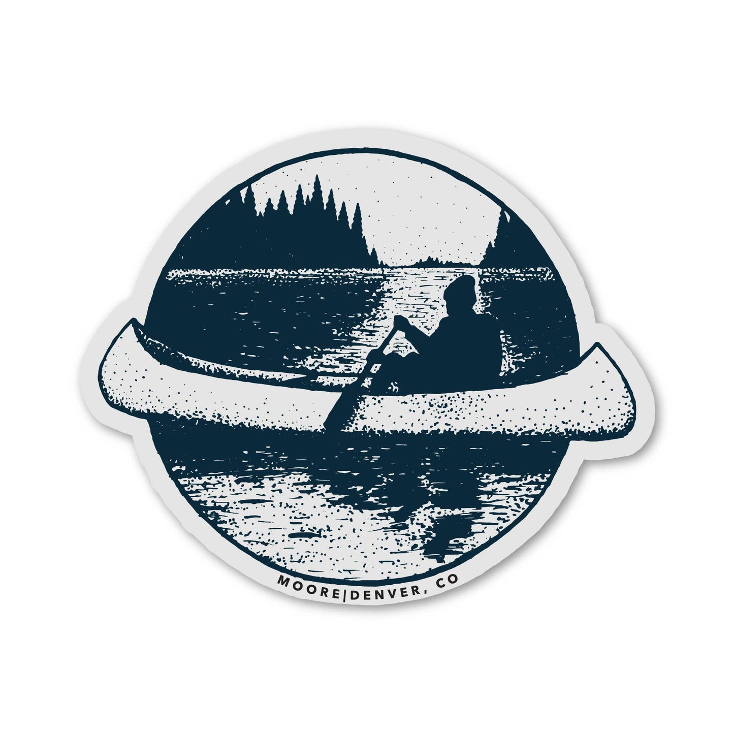 Canoe Sticker