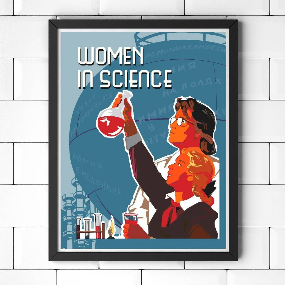 11'' x 14'' Women in Science Print