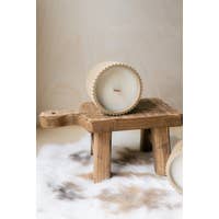 Sweater Poorly Knit - Ginger + Lemon + Nutmeg Soy Wax Cement Vessel Candle