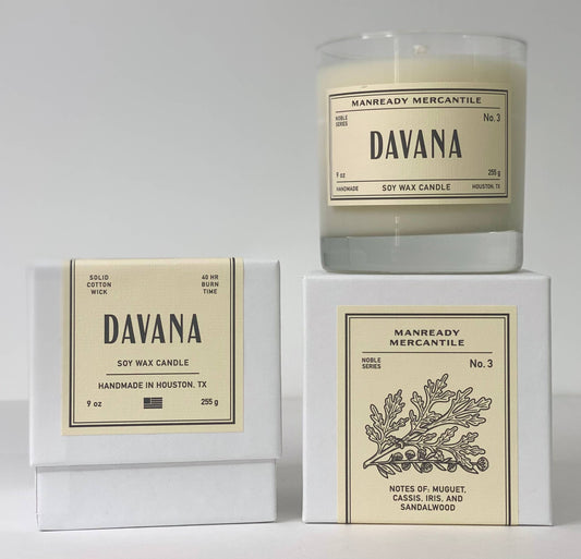 THE NOBLE SERIES SOY CANDLE | DAVANA