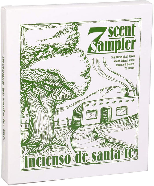 7 Scent Sampler Natural Wood Incense - MST GoodsIncense BricksIncienso