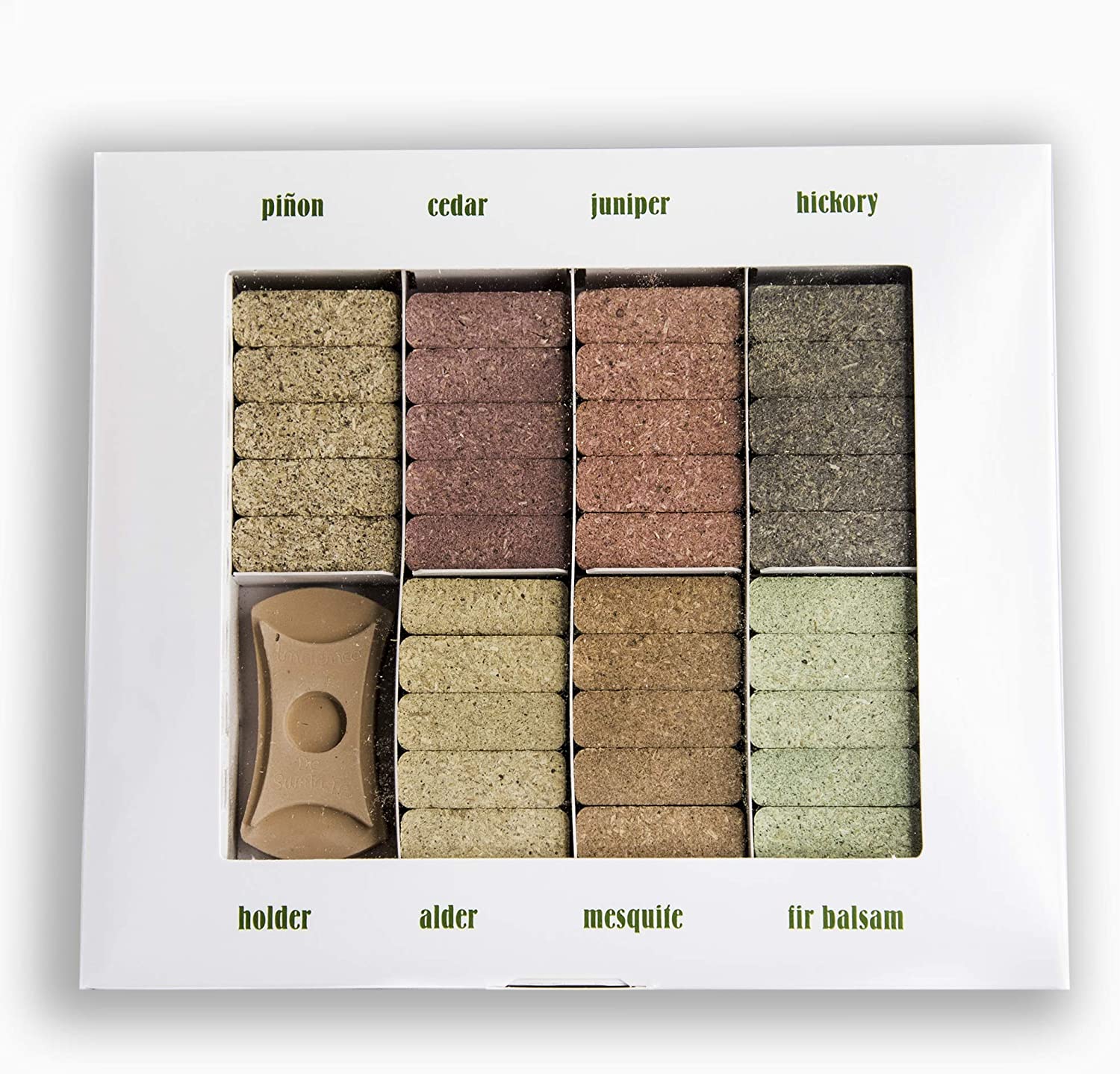 7 Scent Sampler Natural Wood Incense - MST GoodsIncense BricksIncienso