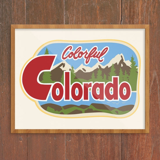 Fridgedoor Colorful Colorado Print