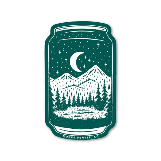 Mountain in A Can Sticker