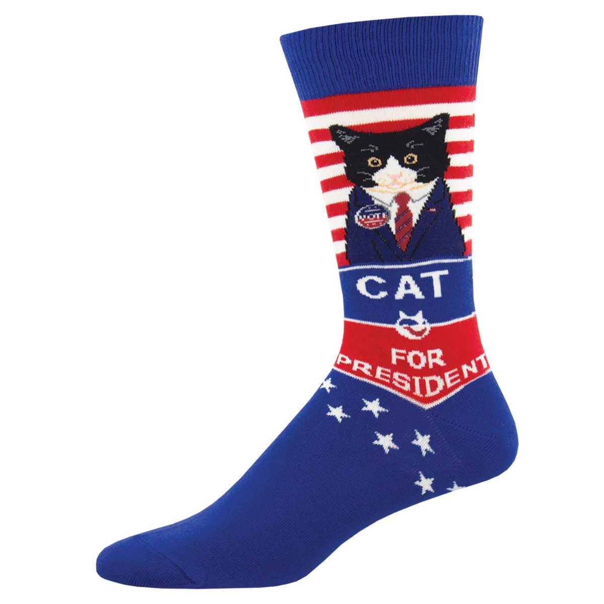 Cat For President Socks