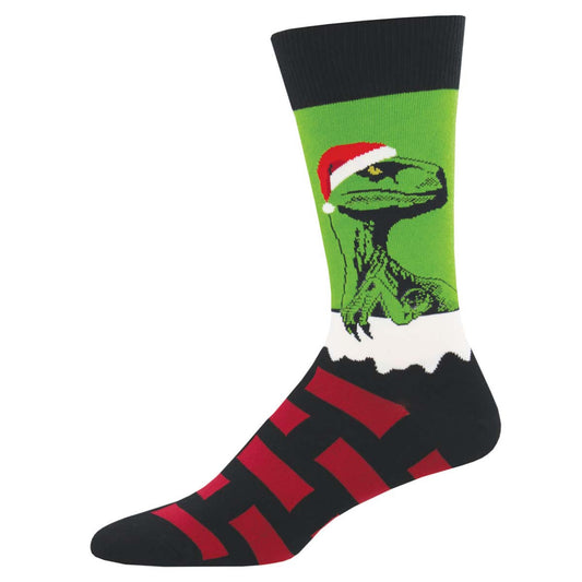 Raptor Claus  Socks