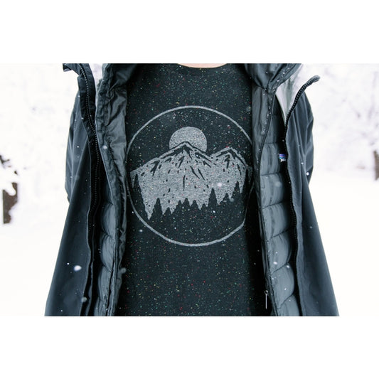 Night Sky T-Shirt Speckled Black
