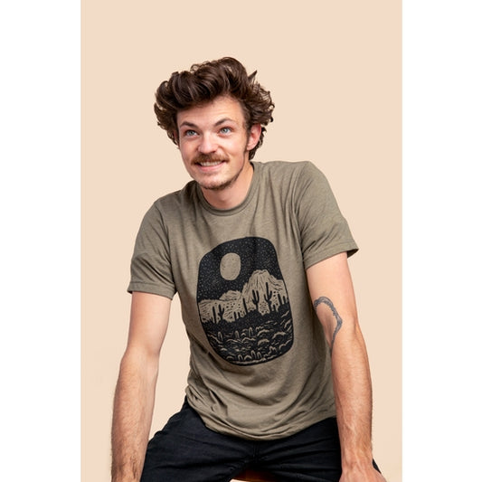 Night Butte T-Shirt - Olive