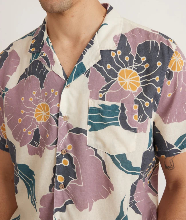 Short Sleeve Tencel Linen Resort Shirt