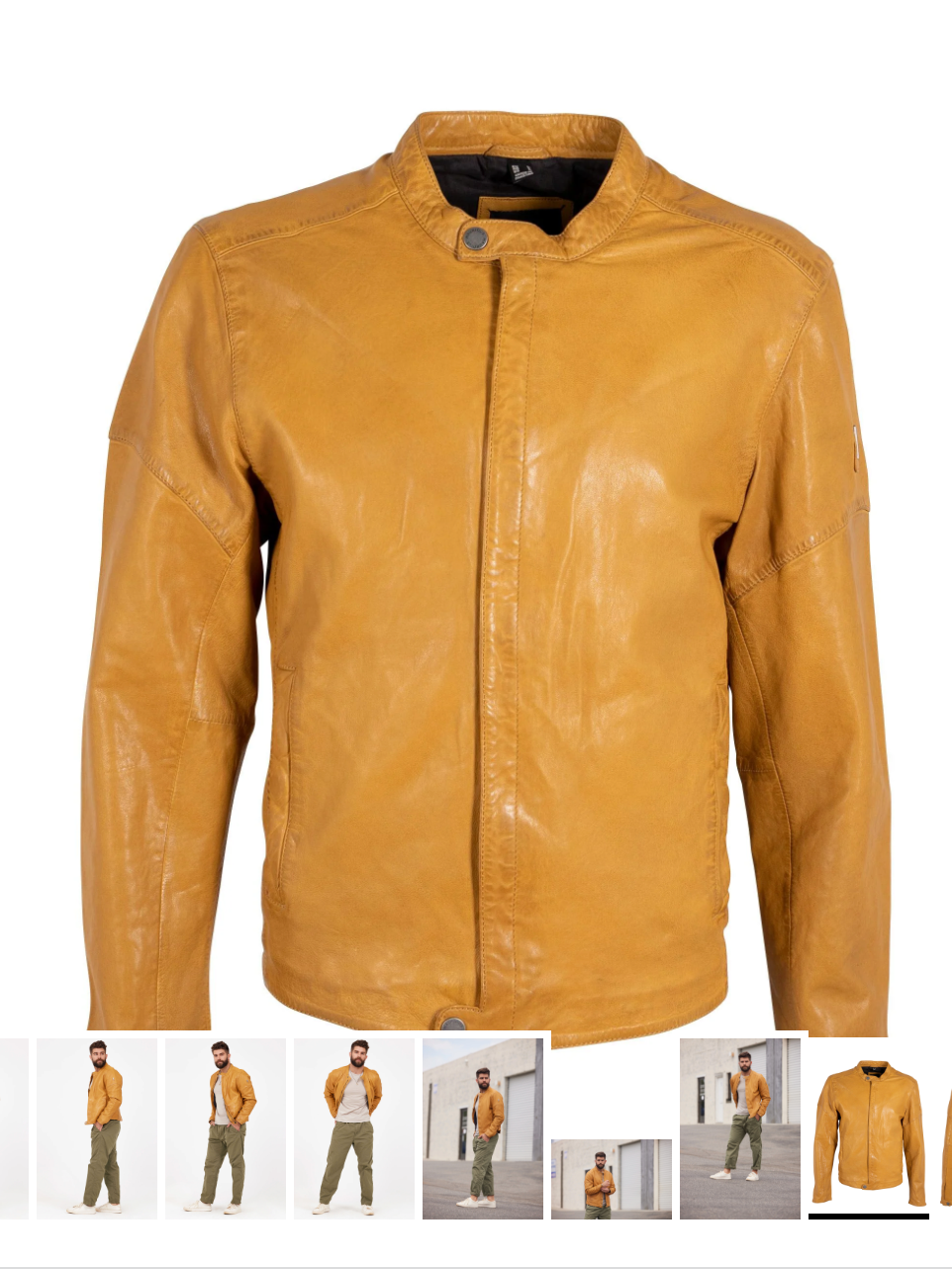 Solvic Men's Leather Jacket