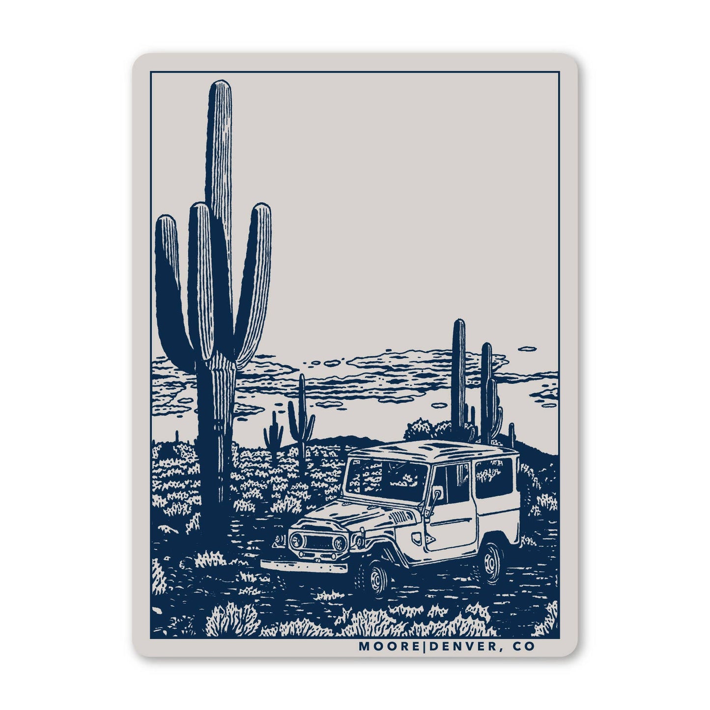 Desert Cruiser Sticker-Day