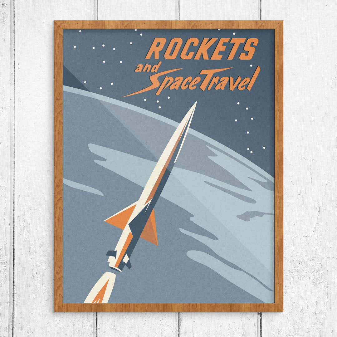 11" x 14" Rockets & Space Travel Print