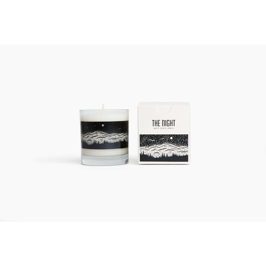 The Night Rocks Glass Candle
