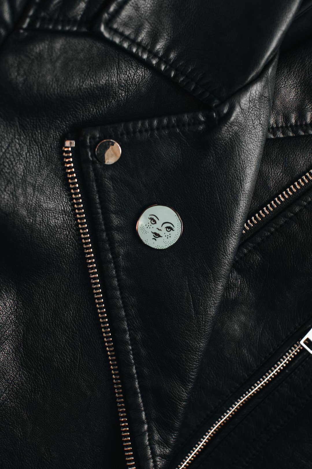 Blue Moon Enamel Pin - MST GoodsPinHoundstooth Design + Supply Co