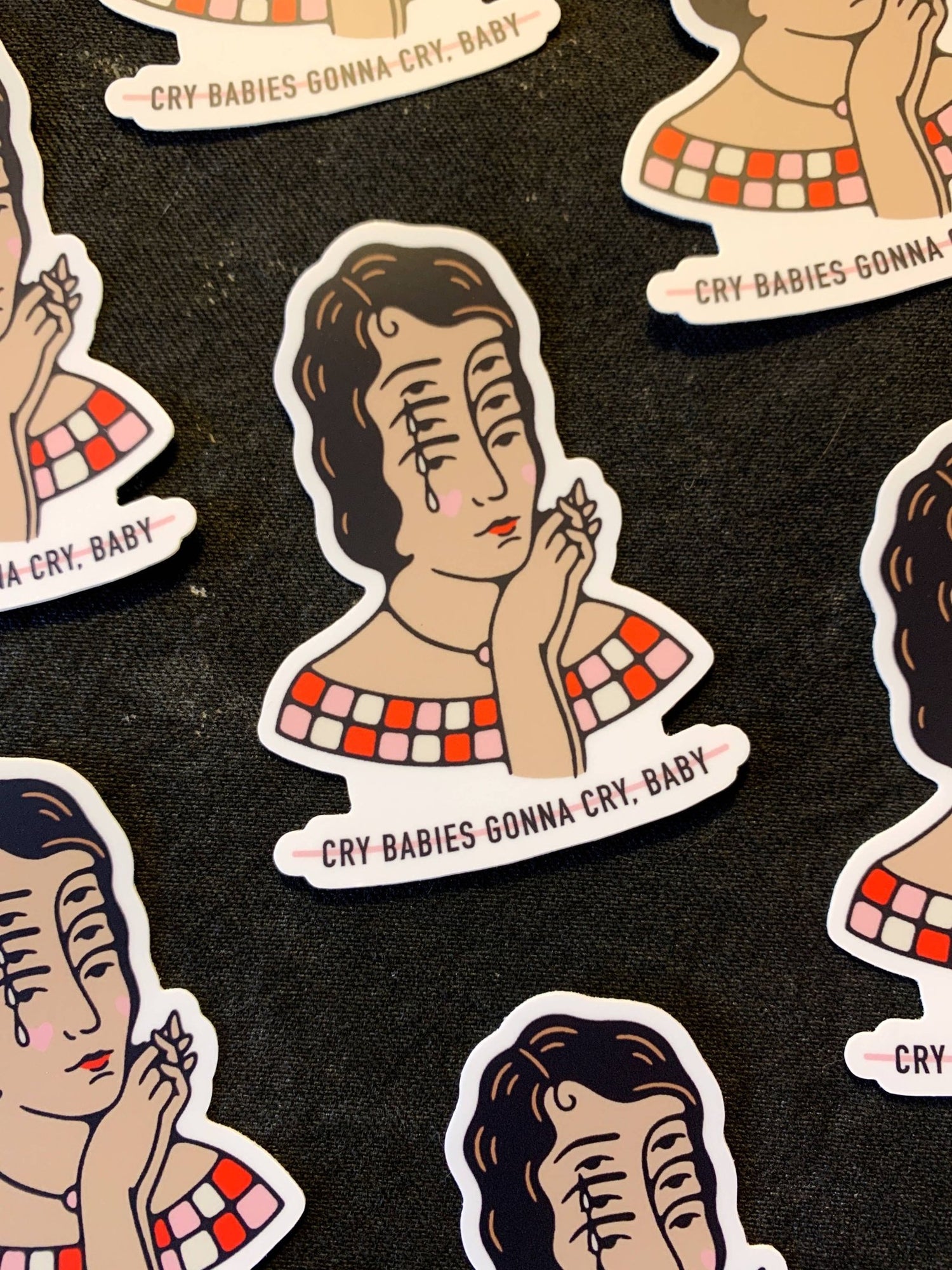 Cry Baby Sticker - MST GoodsDecorative StickersHoundstooth Design + Supply Co