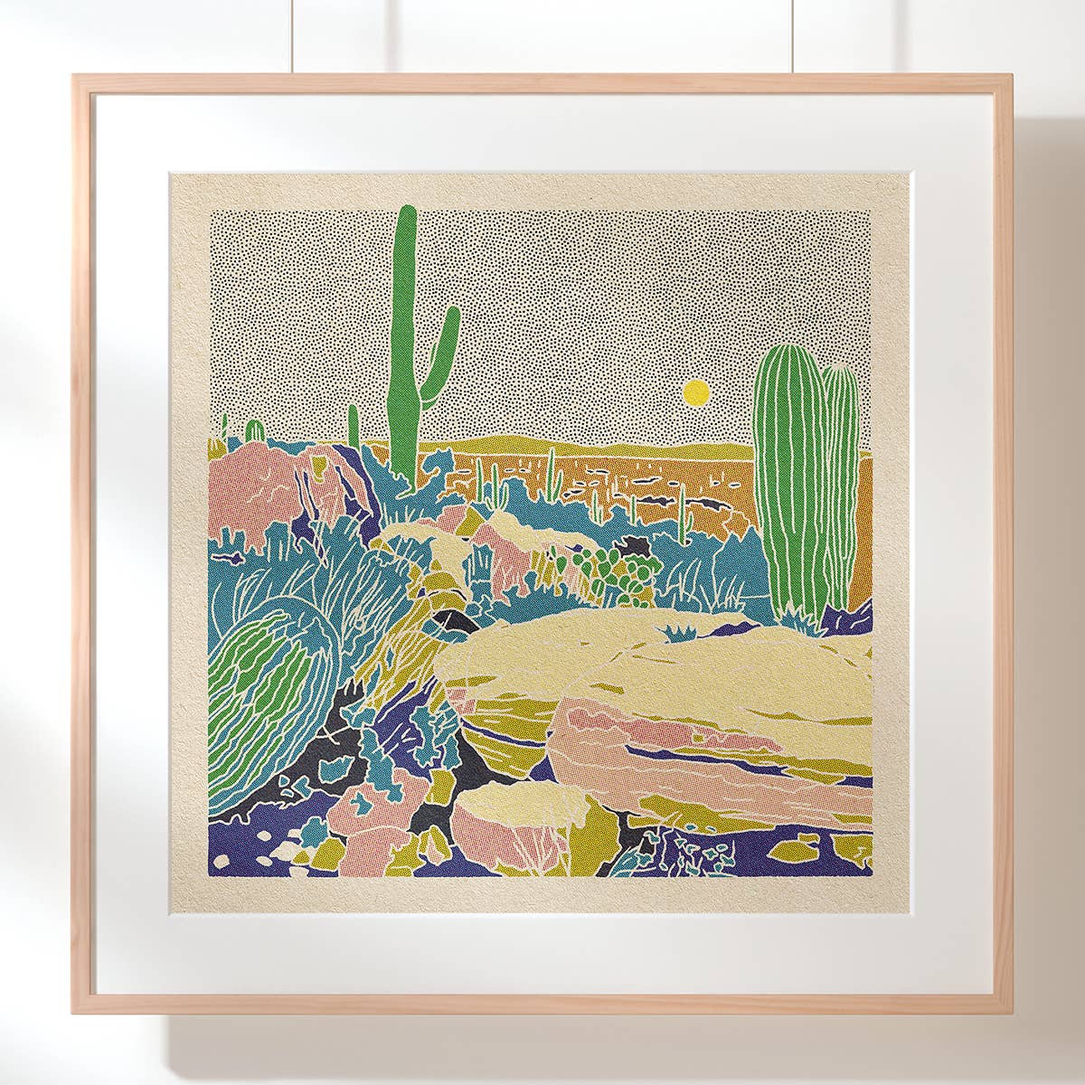 Desert Mountain 33 12x12 - MST GoodsArt PrintCaroline Clark
