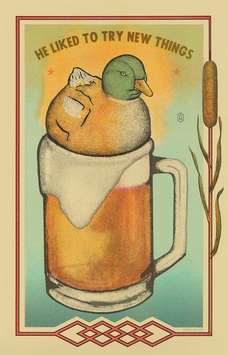 Duck Beer - MST GoodsPosterArna Miller