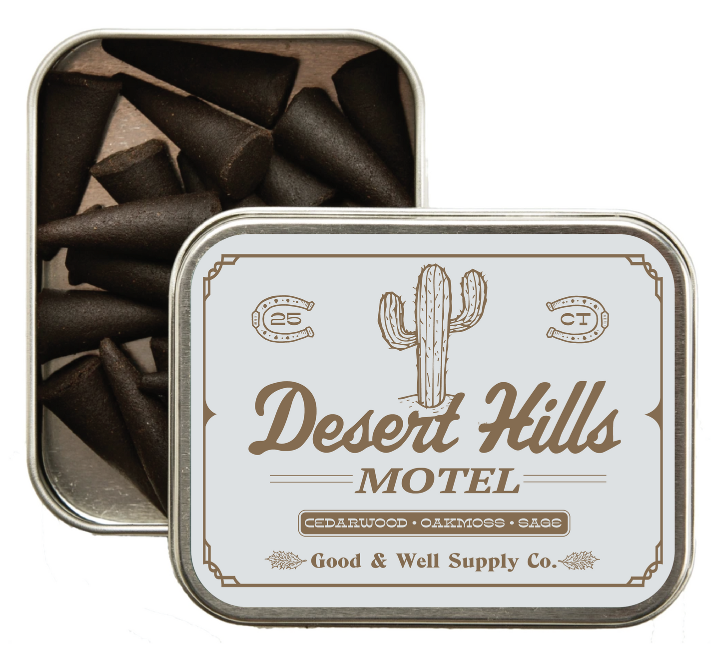 Desert Hills Motel Incense - cedarwood, oakmoss & sage