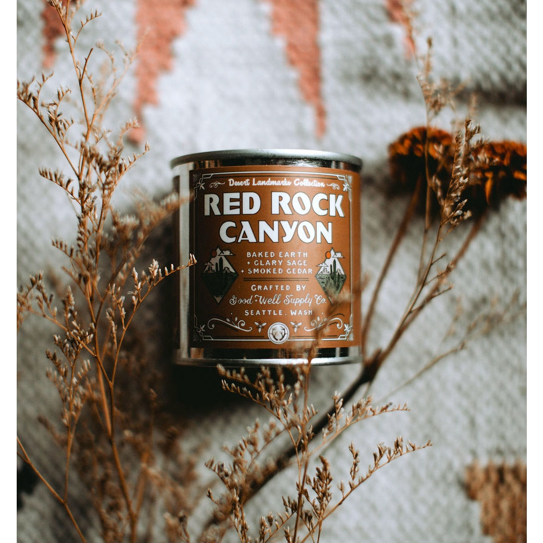 Desert Landmarks Candle - Red Rocks Canyon