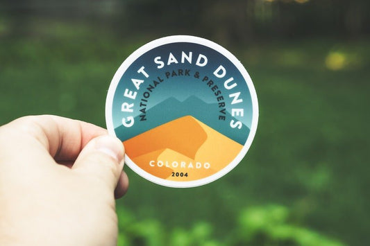 Great Sand Dunes National Park Sticker - MST GoodsDecorative StickersEiman Design Co