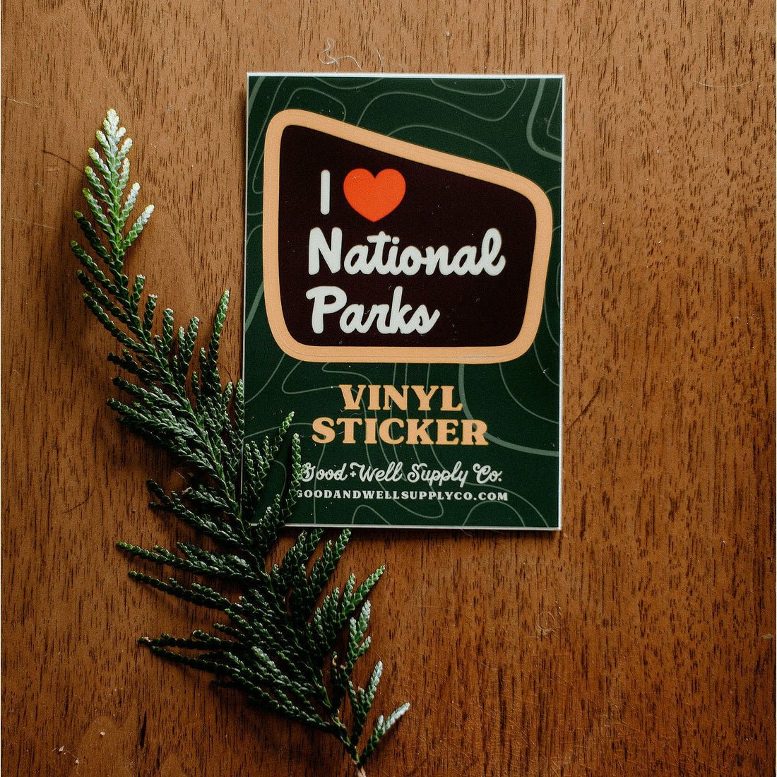 I Heart Parks Vinyl Sticker - MST GoodsDecorative StickersGood & Well Supply Co.