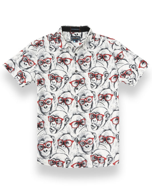 DR. YESSIR - WHITE 7-SEAS™ BUTTON UP