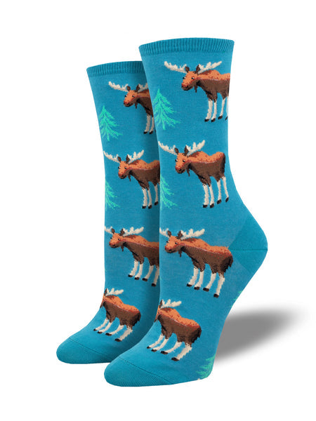 Moose with a Spruce Socks
