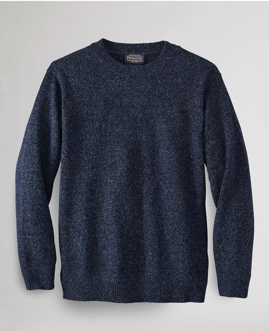 MEN'S SHETLAND WASHABLE WOOL CREWNECK