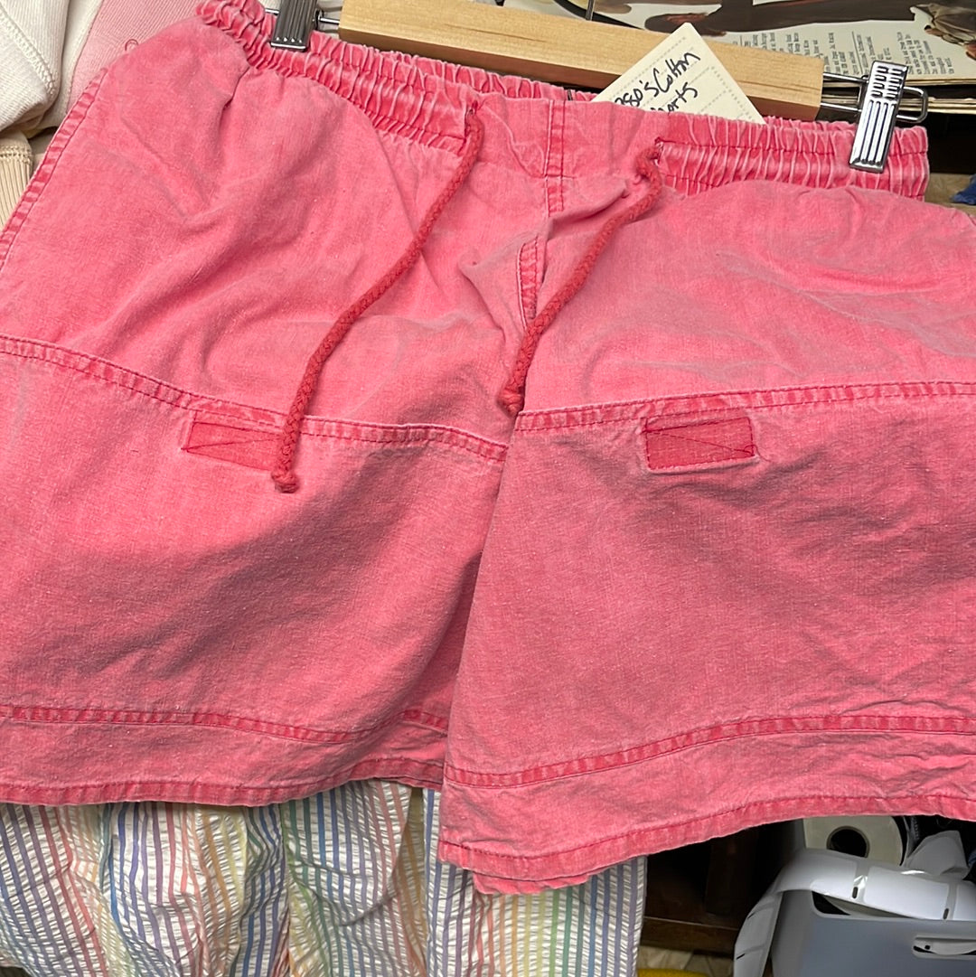 Vtg 1980s cotton cargo shorts