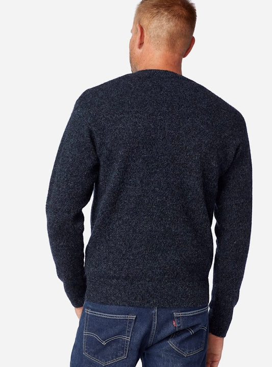 MEN'S SHETLAND WASHABLE WOOL CREWNECK