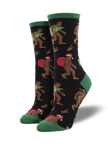 Bigfoot Christmas Socks