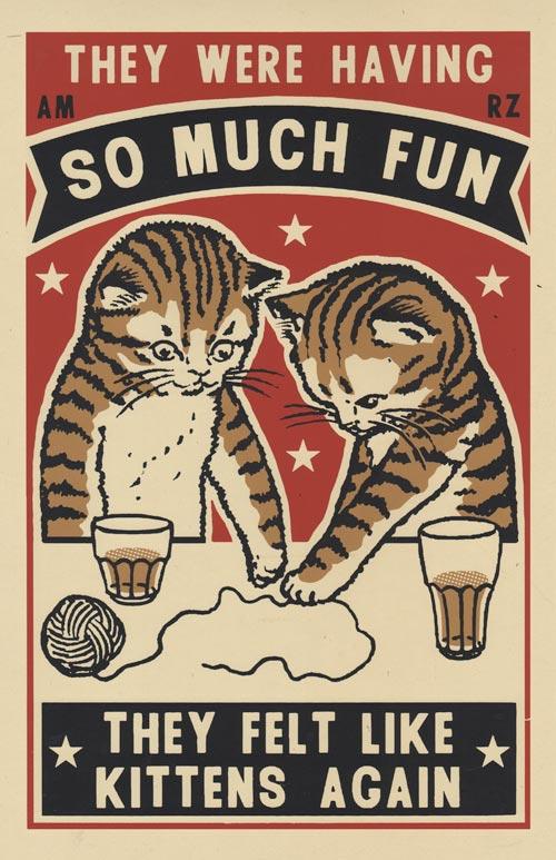 Kittens Again - MST GoodsArt PrintsArna Miller