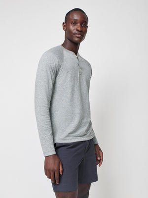 Long Sleeve Cloud Henley - MST GoodsHenleyFaherty