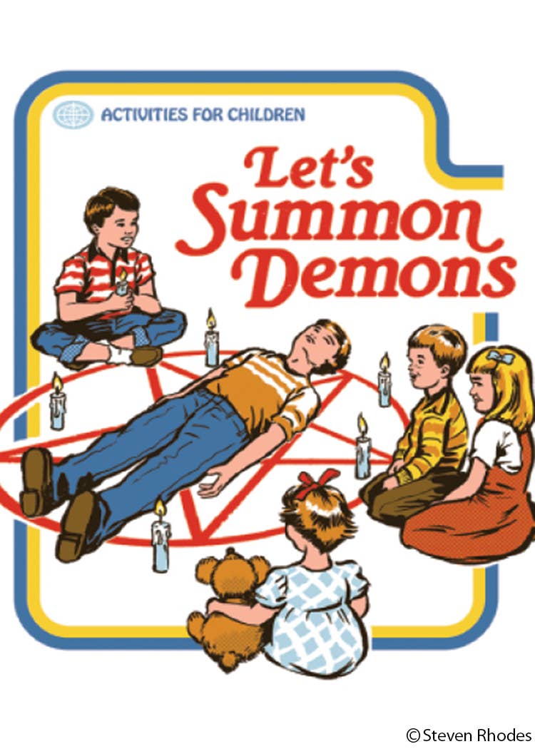 Magnet-Let's summon demons - MST GoodsRefrigerator MagnetsEphemera
