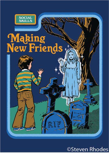MAGNET: Making new friends. - MST GoodsRefrigerator MagnetsEphemera