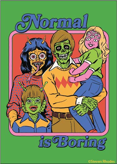 MAGNET: Normal is boring - MST GoodsRefrigerator MagnetsEphemera