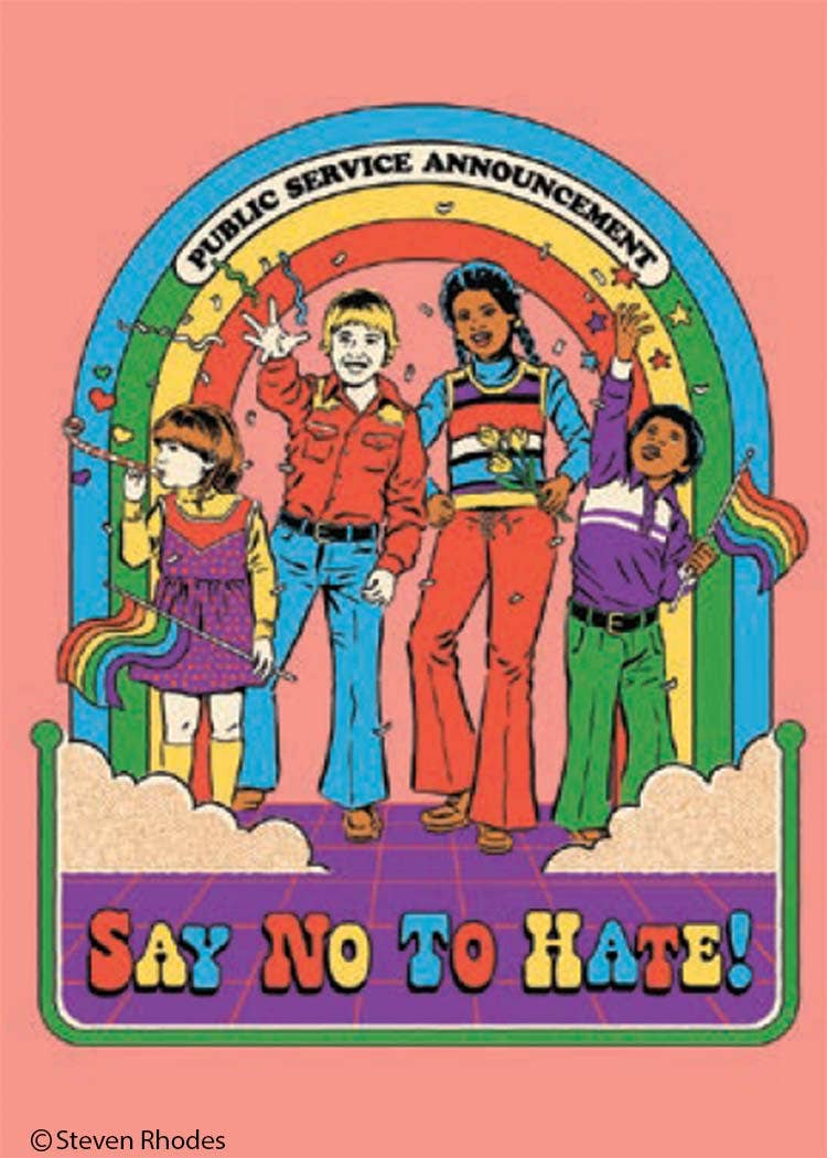 Magnet-Say no to hate! - MST GoodsRefrigerator MagnetsEphemera