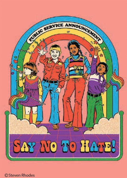 Magnet-Say no to hate! - MST GoodsRefrigerator MagnetsEphemera