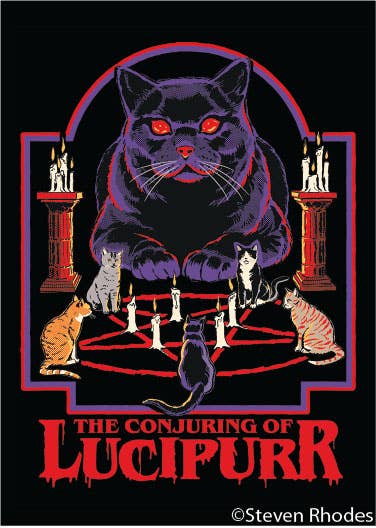 MAGNET: The conjuring of lucipurr - MST GoodsRefrigerator MagnetsEphemera