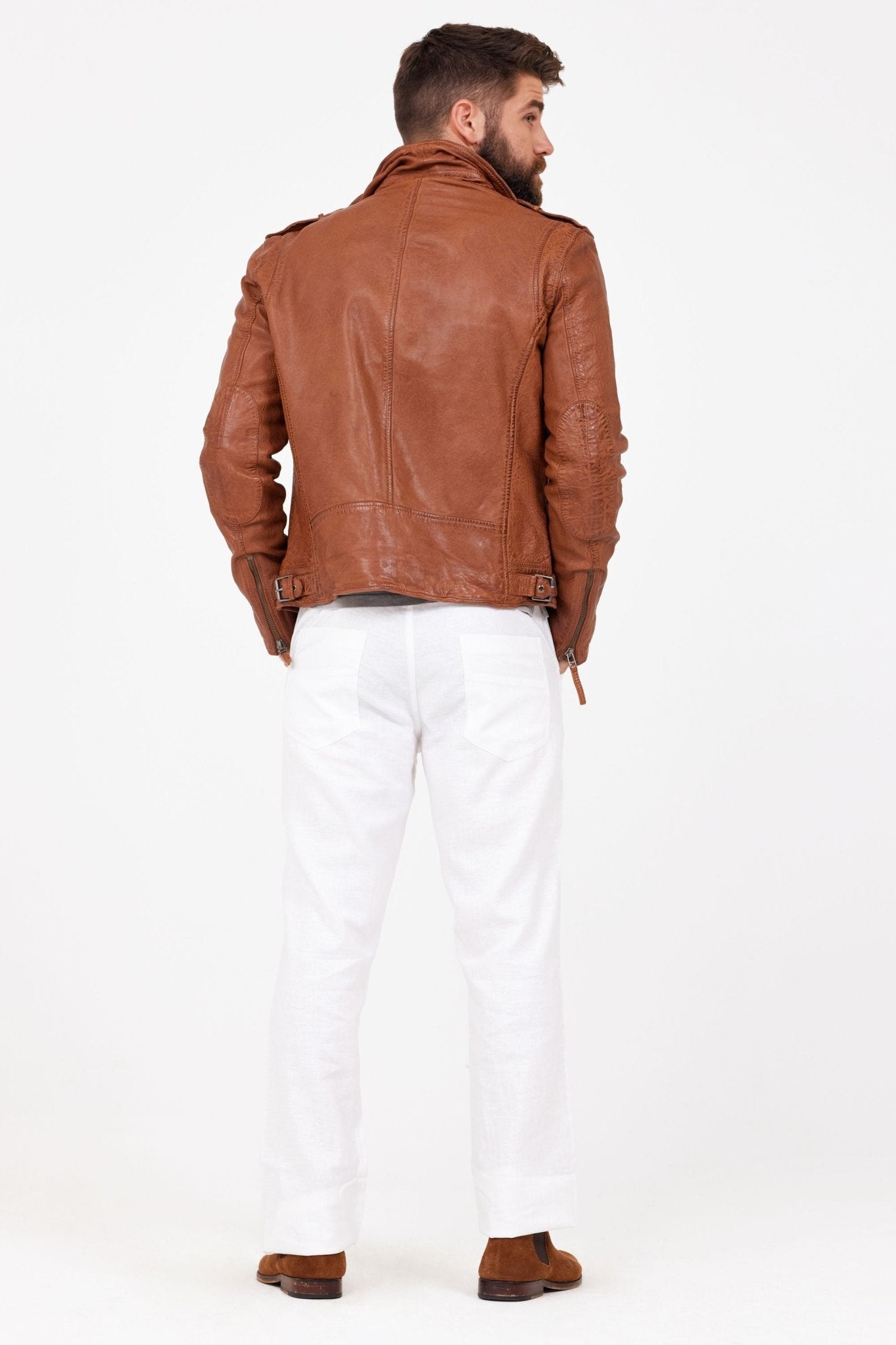 Malic Men's Leather Jacket - MST GoodsLeather JacketMauritius