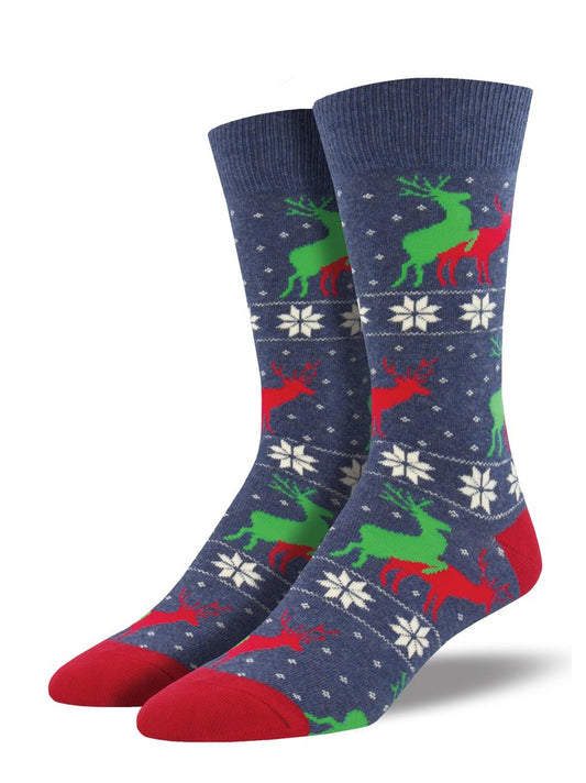 Naughty Reindeer Games Sock