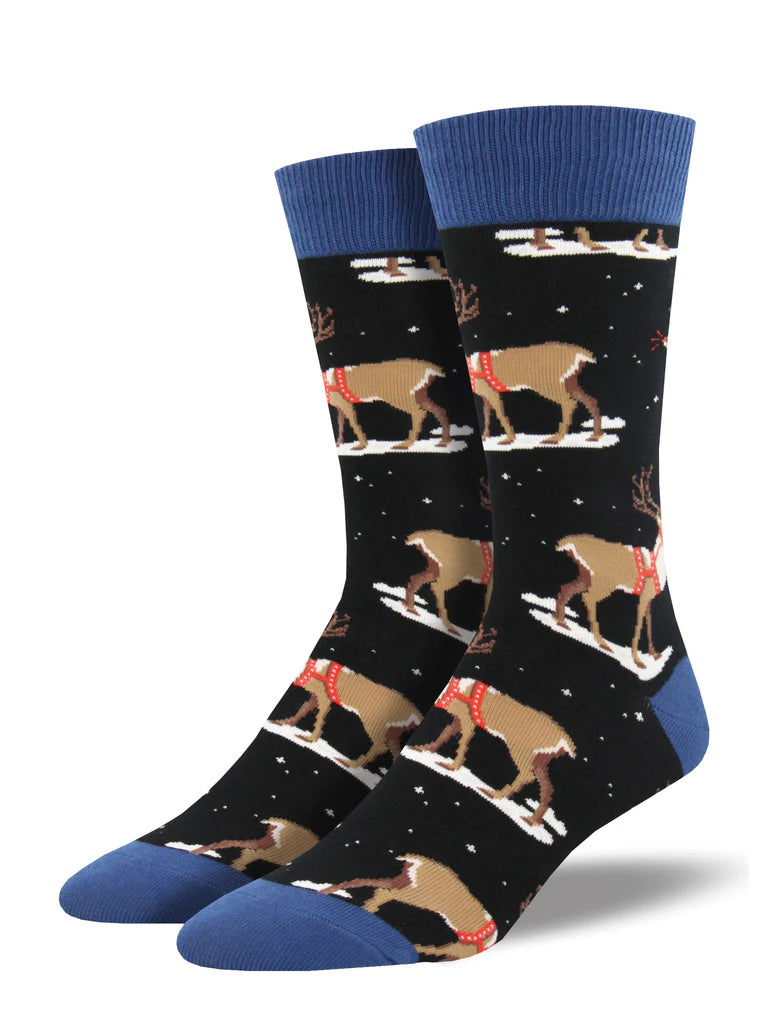 Winter Reindeer Socks
