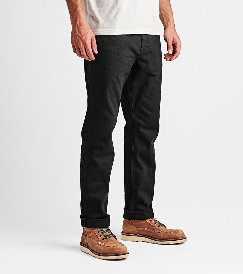 Roark HWY 128 Straight Fit Broken Twill Jeans - Black - MST GoodsClothingRoark