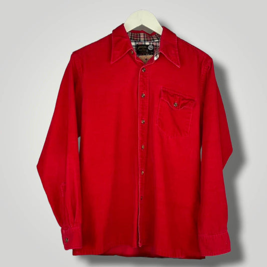 Vtg Red Panda for Harcrest Corduroy Button Long Sleeved Mens M b1020